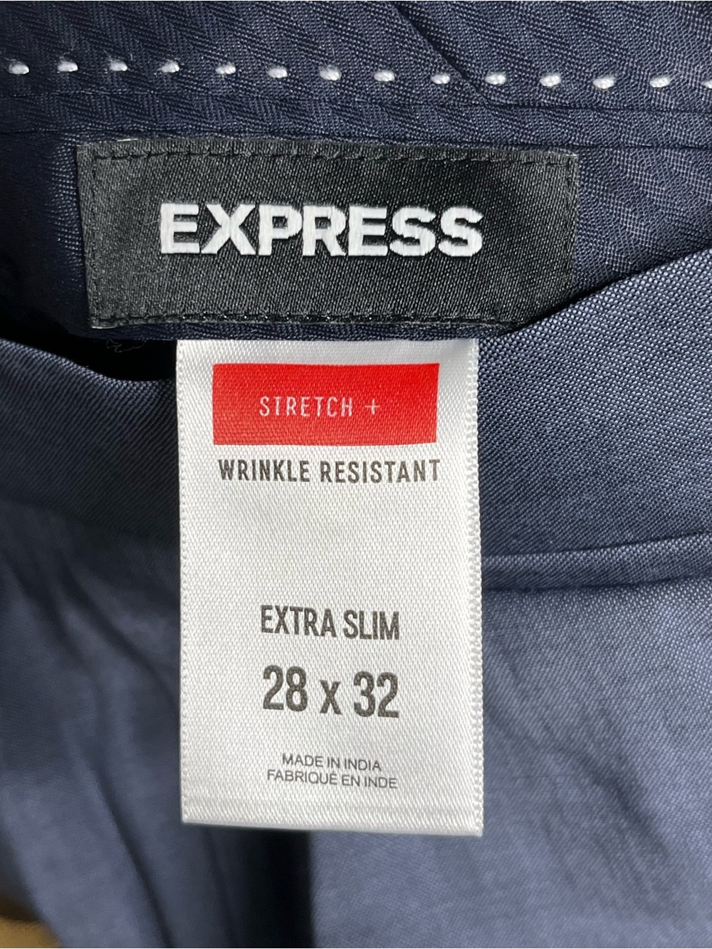 Express Men's Gray Suit Blazer/Pants Bundle Extra Slim 38R/28X32 - Picture 10 of 10